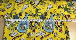 Original Vintage Sammy Hagar CABO WABO Tequila Blue Bottle Waborita Large Shirt