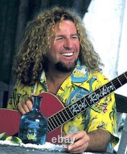 Original Vintage Sammy Hagar CABO WABO Tequila Blue Bottle Waborita Large Shirt