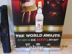 Oscar De La Hoya/Floyd Mayweather Boxing Tequila Cazadores Portable Bar Sign