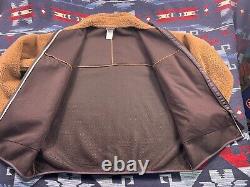 PATAGONIA Retro X Lion Tequila Brown Deep Pile Jacket Vtg Fleece Sherpa XL