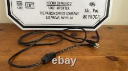 PATRON SILVER Tequila Cocktail Bar 23X23 Sign Light Lamp Wall Club Restaurant