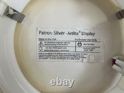 PATRON SILVER Tequila Cocktail Bar 23X23 Sign Light Lamp Wall Club Restaurant