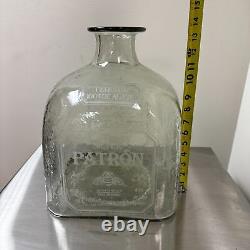 PATRON SILVER Tequila Giant Glass Store Display Bottle 15L Bar Advertising