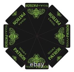 PATRON TEQUILA 9 foot BEER UMBRELLA MARKET PATIO STYLE NEW HUGE