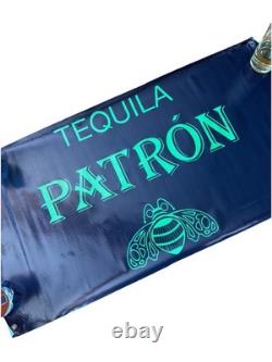 PATRON TEQUILA Vinyl Banner Flag 38.5 x 20 The Patron Spirits Company Set Of 2