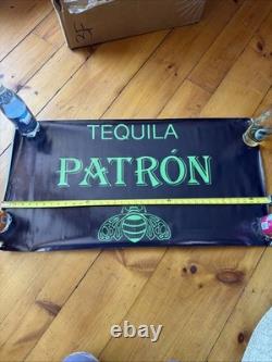 PATRON TEQUILA Vinyl Banner Flag 38.5 x 20 The Patron Spirits Company Set Of 2