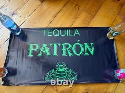 PATRON TEQUILA Vinyl Banner Flag 38.5 x 20 The Patron Spirits Company Set Of 2