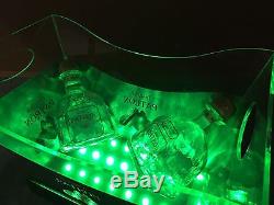 PATRON Tequila LED Kühler Metall Acryl Deko Bar Ice Bucket PATRÓN NEU OVP