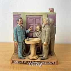 Pancho Villa and Carranza Tequila Decanter Empty Bottle