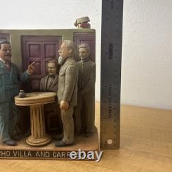 Pancho Villa and Carranza Tequila Decanter Empty Bottle