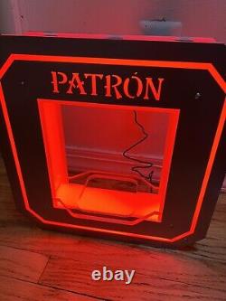 Patron Tequila Bottle Glorifier with wireless remote multicolor display. Rare