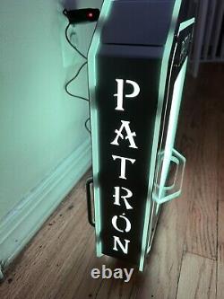 Patron Tequila Bottle Glorifier with wireless remote multicolor display. Rare