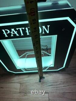 Patron Tequila Bottle Glorifier with wireless remote multicolor display. Rare