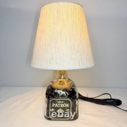 Patrón Tequila Bottle Lamp Añejo 750ml Made in Mexico Fathers Day