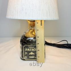 Patrón Tequila Bottle Lamp Añejo 750ml Made in Mexico Fathers Day