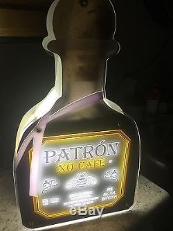 Patron Tequila Breast Cancer Lighted Sign LED Not Neon Beer Liquor Bar XO Cafe