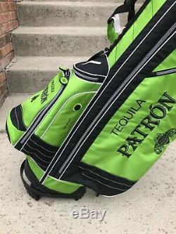 Patron Tequila Callaway 7-Way Divider Golf Stand Bag With Rain Cover New