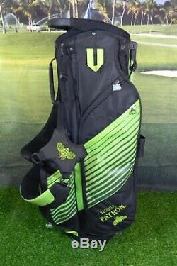 Patron Tequila Callaway Golf Stand Bag 7 Way Divider Green and Black NEW