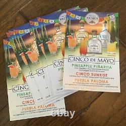 Patron Tequila Cinco de Mayo Kit- Bandannas/cups/beads/keychains NEW! 100+