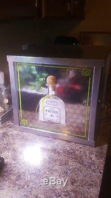 Patron Tequila Display Case With Lock And Key Man cave or store item bar store