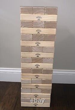 Patron Tequila Gaint Wooden Jenga Game withCarrying Case NEW