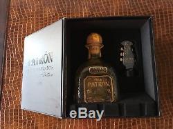 Patron Tequila John Varvatos Ltd Edition Guitar Bottle Stopper with Box & Bottle