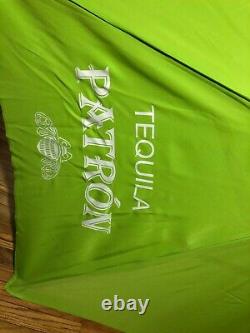 Patron Tequila Lime Green Outdoor Patio Umbrella Man Cave Decor Deck Porch 7 Ft