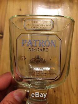 Patron Tequila Margarita Glasses Hand Blown 2 Stainless Shakers & Pint Glasses