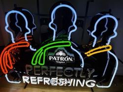 Patron Tequila Neon Light (no Faux!). Rare Piece. New