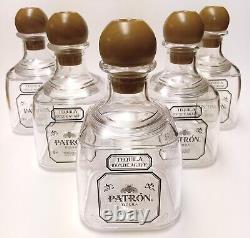 Patron Tequila Plastic Acrylic Clear Drink Cups Bottle Lot PARTY PACK straws