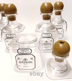 Patron Tequila Plastic Acrylic Clear Drink Cups Bottle Lot PARTY PACK straws