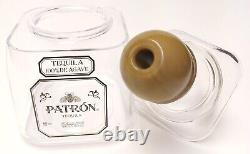 Patron Tequila Plastic Acrylic Clear Drink Cups Bottle Lot PARTY PACK straws