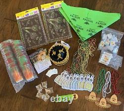 Patron Tequila Promo Kit- Bandannas/cups/beads/keychains NEW! 100+