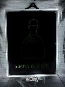 Patron Tequila Simply Perfect Lighted Animated Sign Bar Man Cave Party