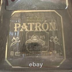 Patron Tequila Store Display Plastic Bottle Holder Tabletop Rare Large Decor