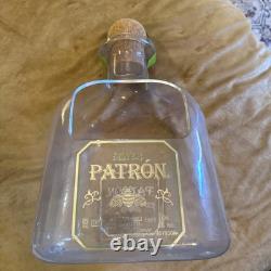Patron Tequila Store Display Plastic Bottle Holder Tabletop Rare Large Decor