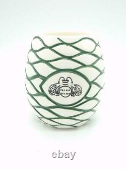 Patron Tequila Tiki Mug Agave Ceramic Drinking Mug Lot of 4 NEW Bee Design Rare