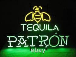 Patron Tequila Whiskey Neon Lamp Light Sign 24x20 Beer Hanging Nightlight EY