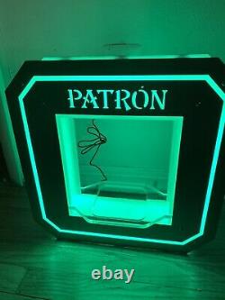 Patron Tequila Wireless Multi color Bottle Presenter. Rare Find!' 7 Colors