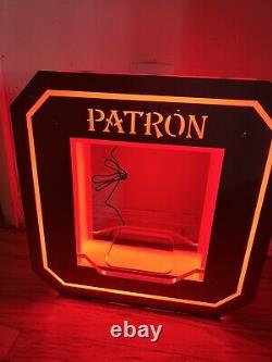 Patron Tequila Wireless Multi color Bottle Presenter. Rare Find!' 7 Colors