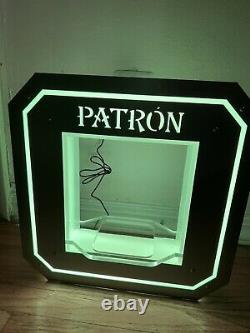 Patron Tequila Wireless Multi color Bottle Presenter. Rare Find!' 7 Colors