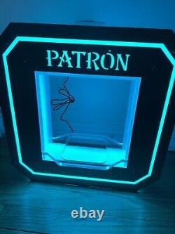 Patron Tequila Wireless Multi color Bottle Presenter. Rare Find!' 7 Colors