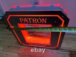 Patron Tequila Wireless Multi color Bottle Presenter. Rare Find!' 7 Colors