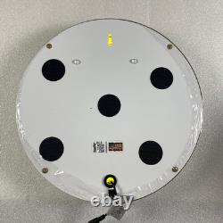 Patrón Tequila lighted round sign 15 Green Wood & Metal Barrel hoop frame