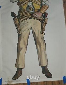 Poster Viva Pancho Villa Tequila 40 X 76 Small Damage Can Be Trimmed Off