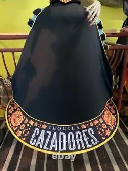 Pre-Owned Cazadores Tequila Day Of The Dead Life Size Female Store Display