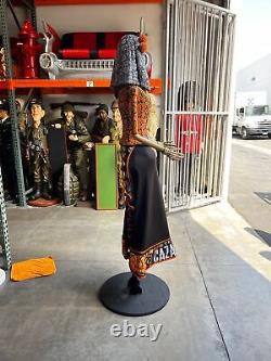 Pre-Owned Cazadores Tequila Day Of The Dead Life Size Statue Female #2