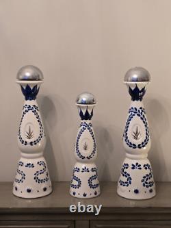 Qty. 2 Clase Azul Reposado Tequila Magnum 1.75L Empty Bottles and (1) 750ml