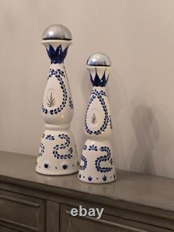 Qty. 2 Clase Azul Reposado Tequila Magnum 1.75L Empty Bottles and (1) 750ml