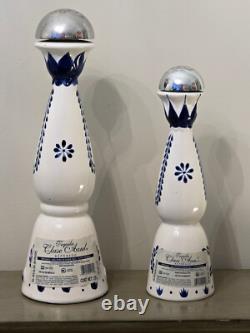 Qty. 2 Clase Azul Reposado Tequila Magnum 1.75L Empty Bottles and (1) 750ml